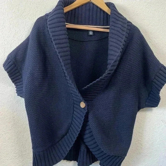 Tommy Hilfiger Sweaters - Tommy Hilfiger Navy Blue Knit Cardigan Sweater - Women’s XL